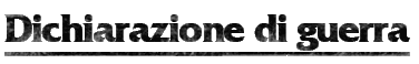 Dichiarazione di guerra